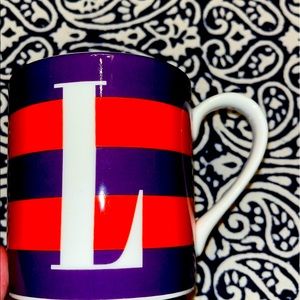 Kate Spade by Lenox L Initial Mug NWOT